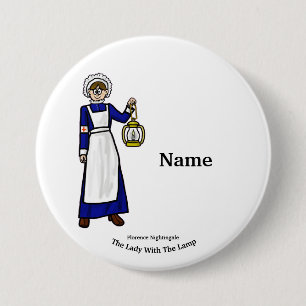 Florence Nightingale Nurse Button Knapp