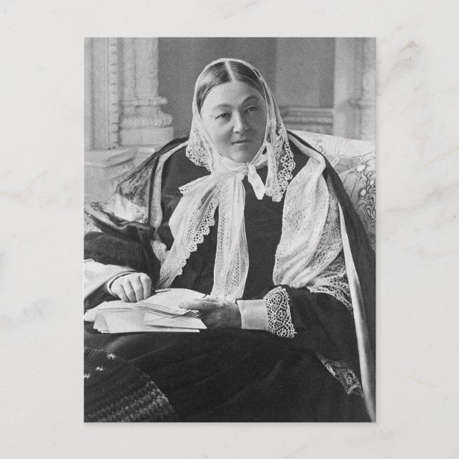 Florence Nightingale Nursing och Social Reformer Vykort (Framsida)