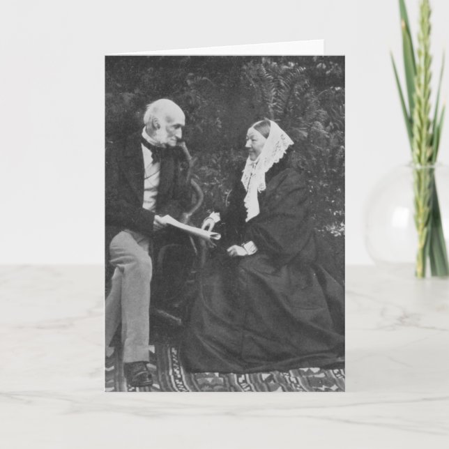 Florence Nightingale och Herr Harry Verney Kort (Framsida)