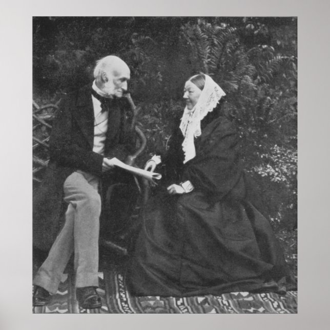 Florence Nightingale och Herr Harry Verney Poster (Framsidan)