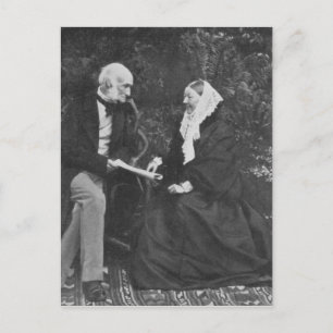 Florence Nightingale och herr Harry Verney Vykort