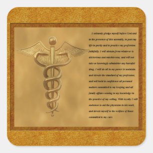 Florence Nightingale Pledge Fyrkantigt Klistermärke