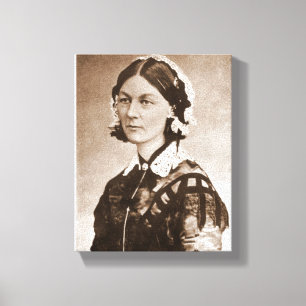 Florence Nightingale sjuksköterska Canvastryck