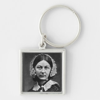 Florence Nightingale sjukvård Fyrkantig Silverfärgad Nyckelring
