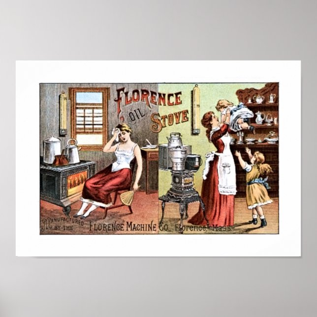 Florence Oil Stove Poster (Framsidan)