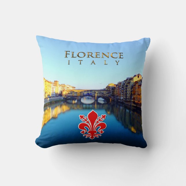 Florence - Ponte Vecchio Kudde (Framsida)