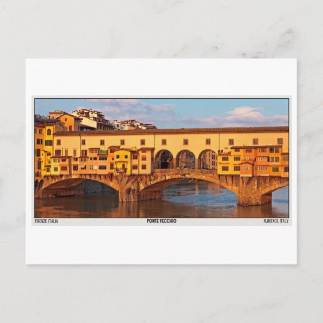 Florence - Ponte Vecchio Vykort (Framsida)