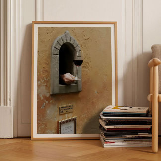 Florence Print Wine Glass Print Florence Wine Wind Poster