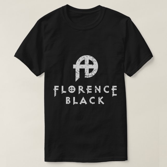 Florence svart Classic T-Shirt (Design framsida)