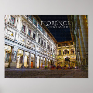 Florence Uffizi galleriaffisch Poster