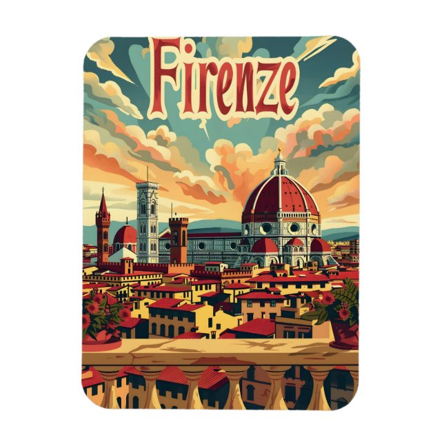 Florence Vintage Magnet (Vertikal)