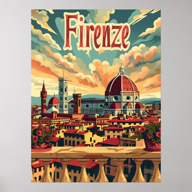 Florence Vintage Poster (Framsidan)