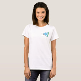 Florence Womans Basic White Tee-Shirt T Shirt