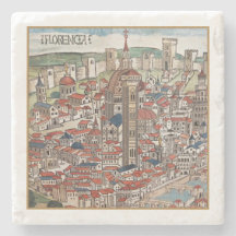 Florencia Colore Marble Drink Underlägg