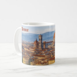 Florens akvarell Siluett Kaffemugg