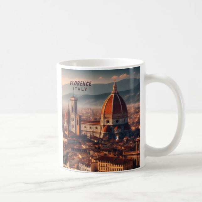 Florens Duomo Santa Maria del Fiore Italien Resa Kaffemugg (Höger)