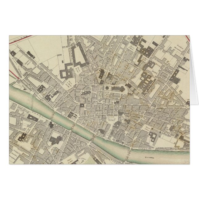 Florens Firenze Hälsningskort (Framsidan Horizontal)