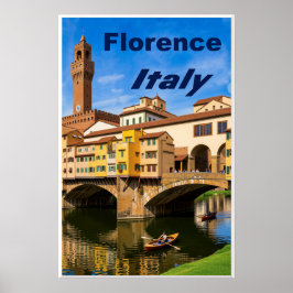 Florens, Italien affisch