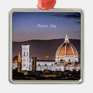 Florens, Italien cityscape-foto, Julgransprydnad Metall