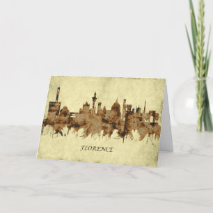 Florens Italien Cityscape Helgkort