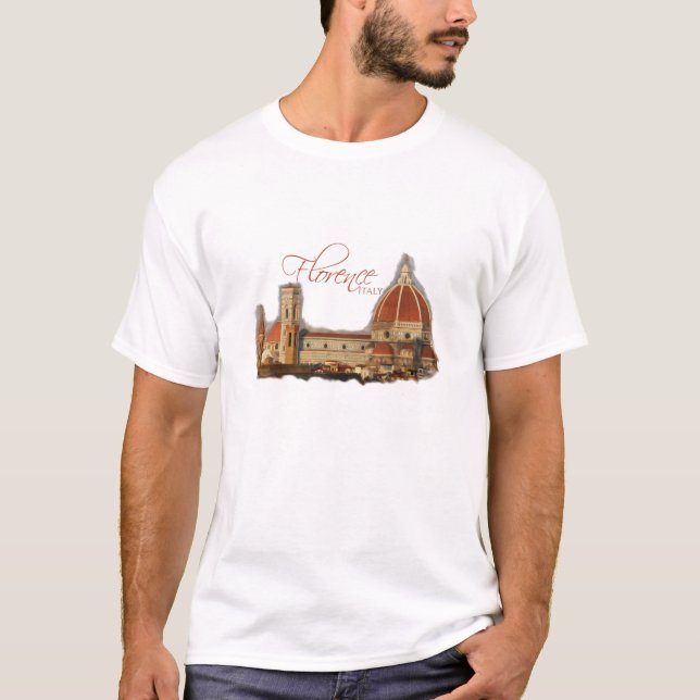 Florens, Italien: Duomo T Shirt (Framsida)