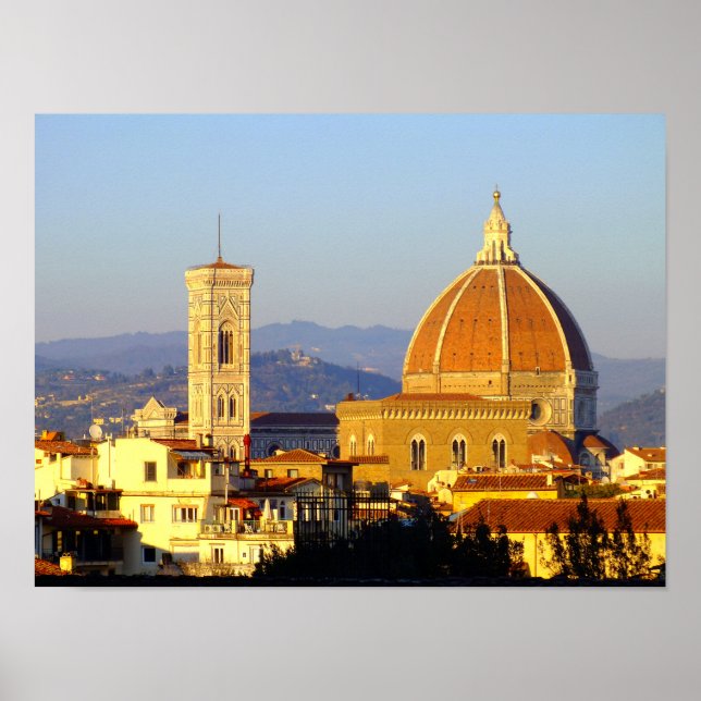 Florens, Italien - Il Duomo Poster (Framsidan)