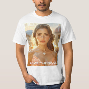 FLORENS - ITALIEN - JAG ÄLSKAR FLORENS T SHIRT