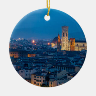 Florens Italien Julgransprydnad Keramik