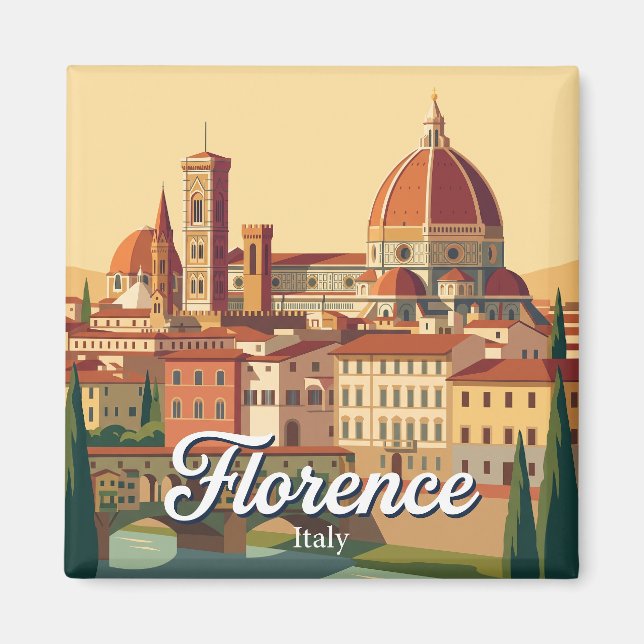 Florens, Italien Magnet (Framsidan)