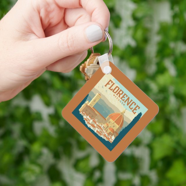 Florens, Italien Nyckelring (Hand)