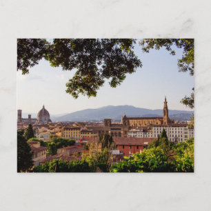 Florens, Italien Panorama Vykort
