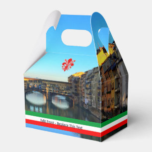 Florens, Italien Ponte Vecchio ThLED Bröllop Presentaskar