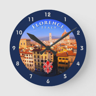 Florens, Italien - Santa Maria del Fiore Rund Klocka