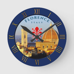 Florens, Italien - Santa Maria del Fiore Rund Klocka