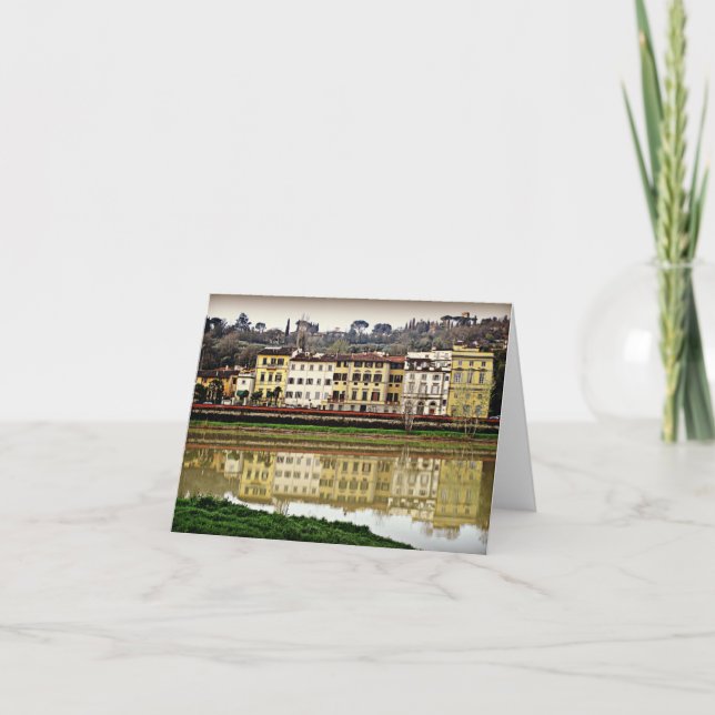 Florens, Italien Tack Kort (Framsida)