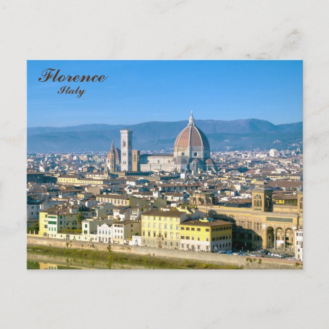Florens, Italien Vykort (Framsida)