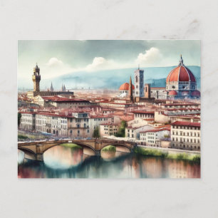 Florens, Italien Vykort