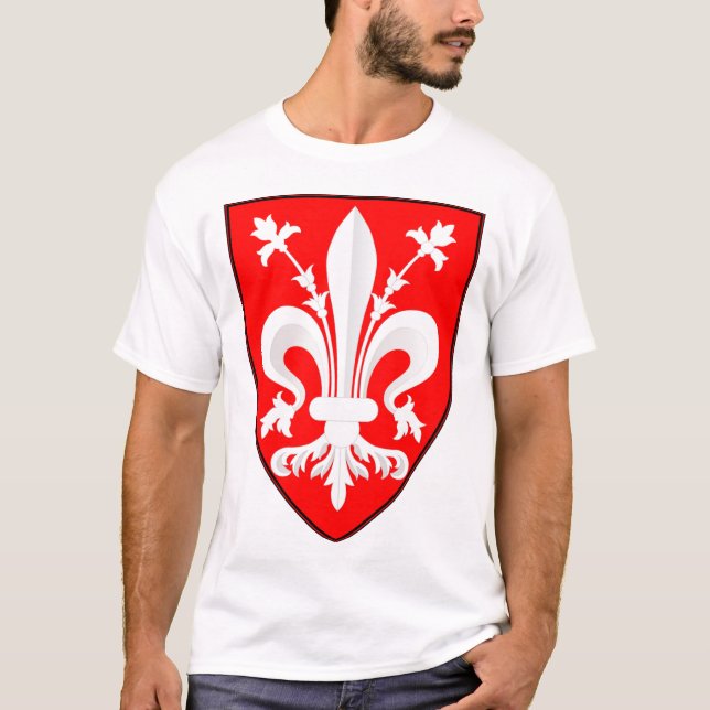 Florens Jackar av Arm T Shirt (Framsida)