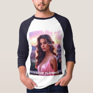 FLORENS - JAG ÄLSKAR FLORENS - ITALIEN T SHIRT
