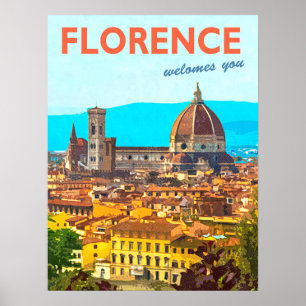 Florens katedral, Duomo Santa Maria Del Fiore Poster