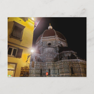 Florens katedral nattetid, Florens, Italien Vykort