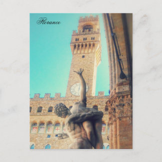 Florens-Piazza della Signoria Vykort