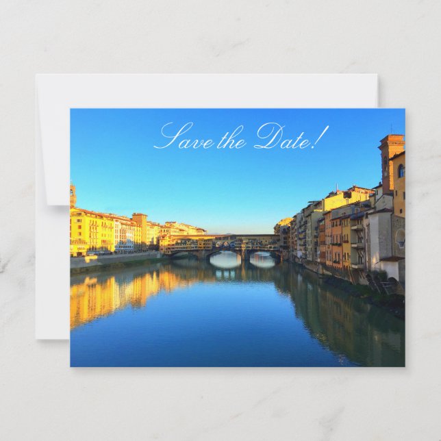 Florens - Ponte Vecchio Inbjudningar (Framsida)