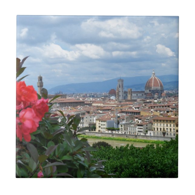 Florens stad, Italien Kakelplatta (Framsidan)