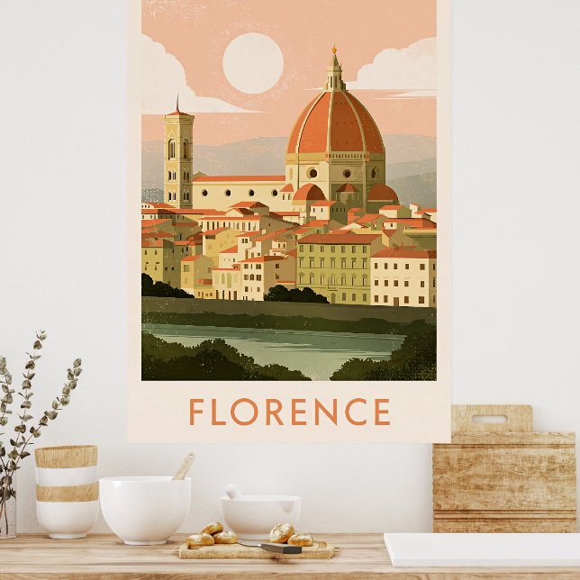 Florens stadsbild poster (Kök)