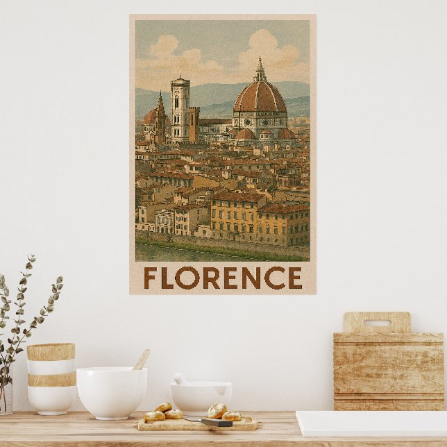 Florens Vintage Resa Poster (Kök)
