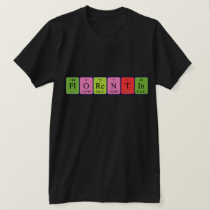 Florentin Periodisk bord namn-skjorta T Shirt