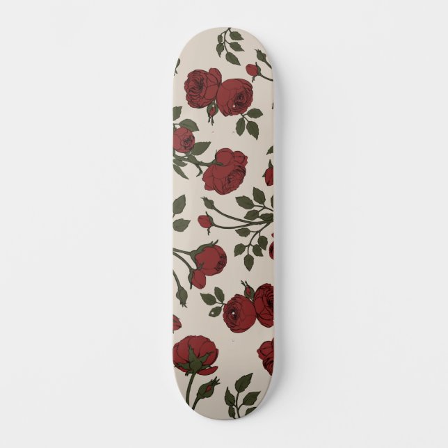 Florentina Ros Mini Skateboard Bräda 18,5 Cm (Framsida)