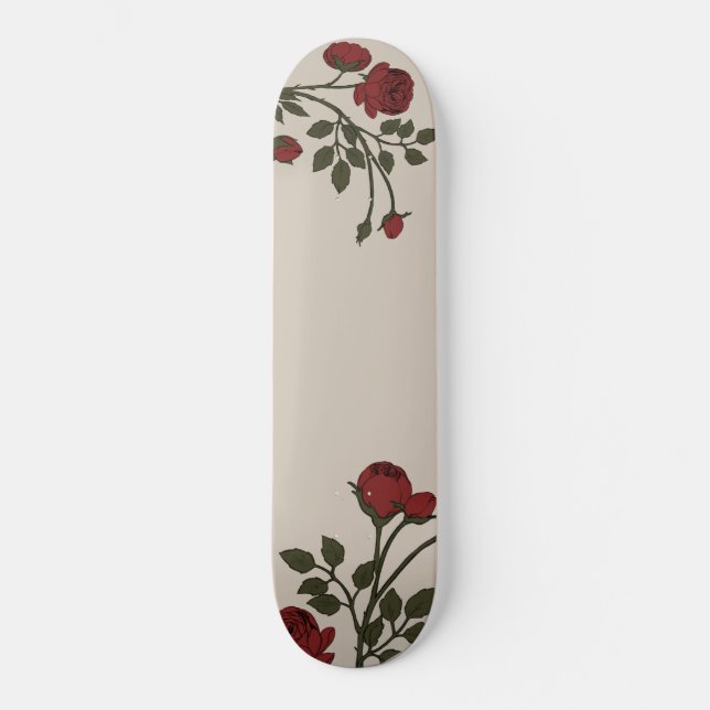 Florentina Ros Mini Skateboard Bräda 18,5 Cm (Framsida)