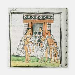 Florentine Codex av Bernardino de Sahagun Magnet